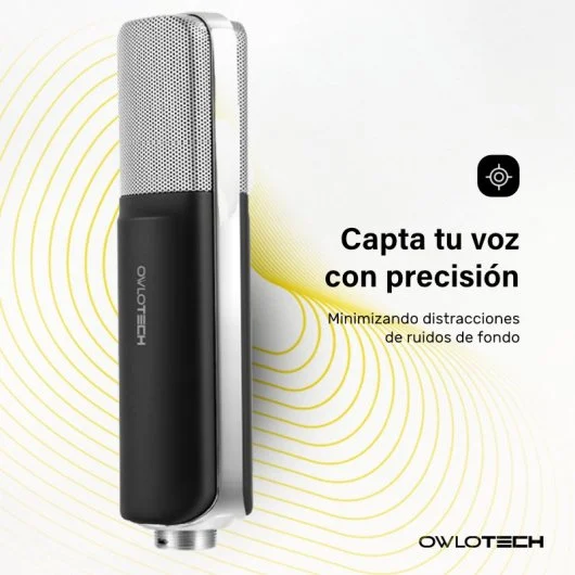 Owlotech Q1 Micrófono Condensador Cardioide Negro